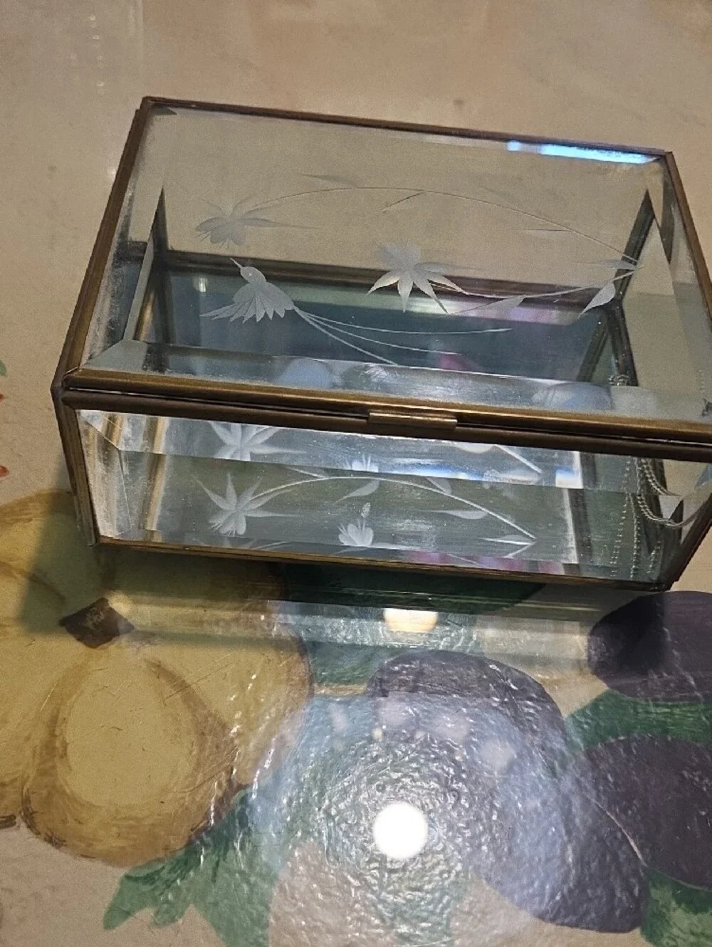 Unique Vintage elegant clear